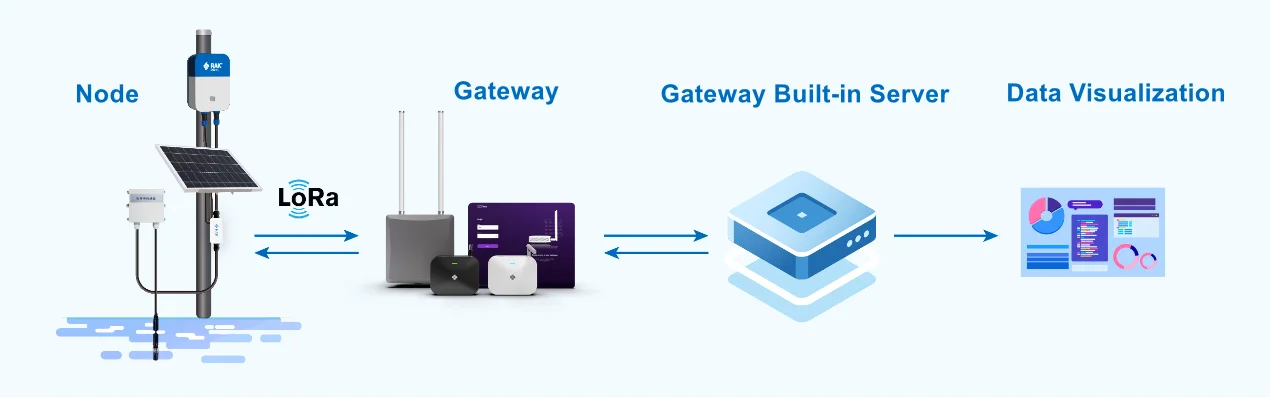Gateway built-in NS application scenario